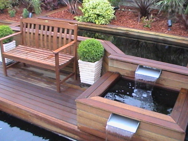 decking and pool creates a stunning effect